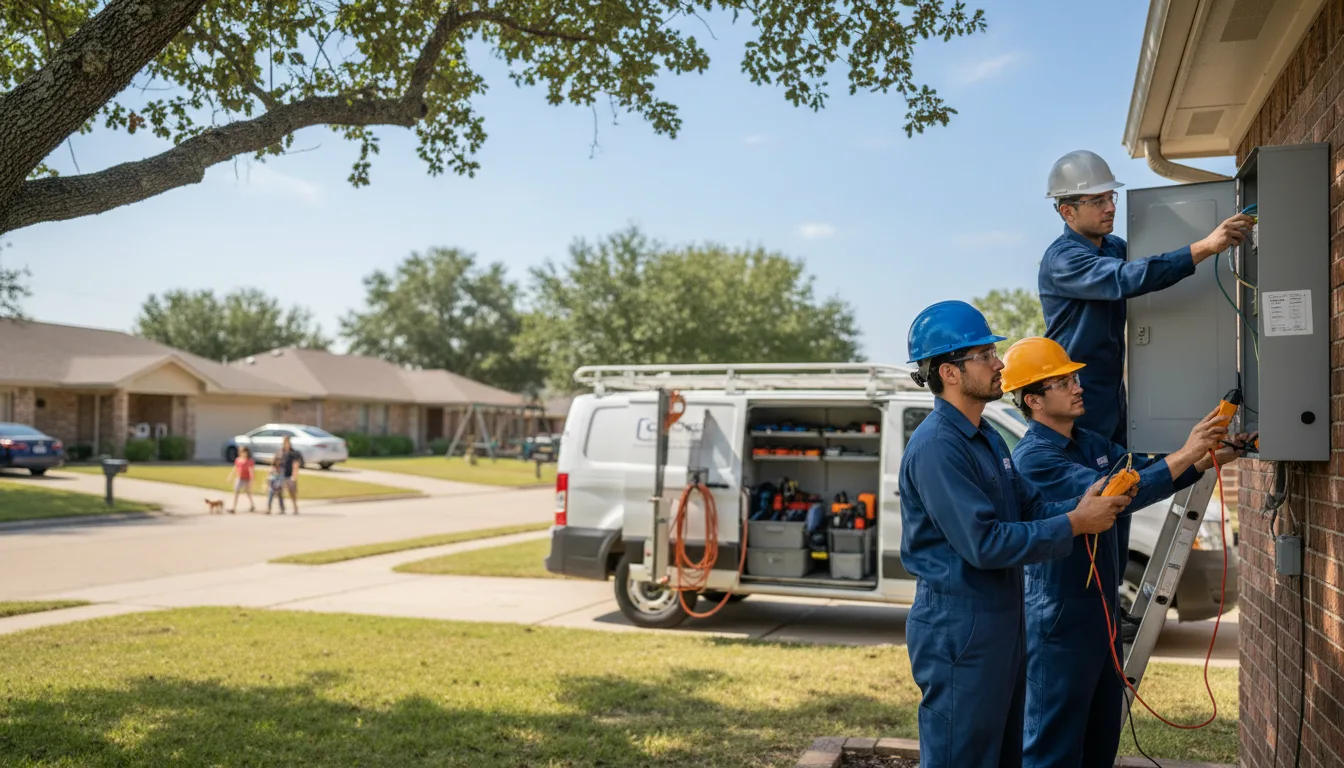 Certified electrician providing emergency electrical services in Ryan, IA